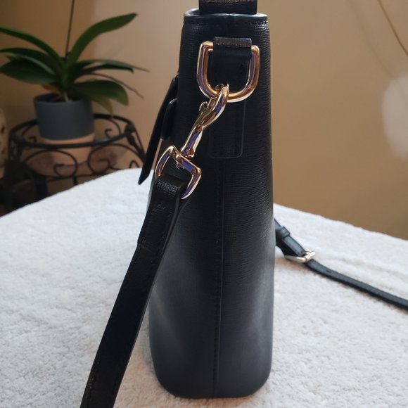 Dooney & Bourke Saffiano Black Zip Crossbody - Picture 5 of 16